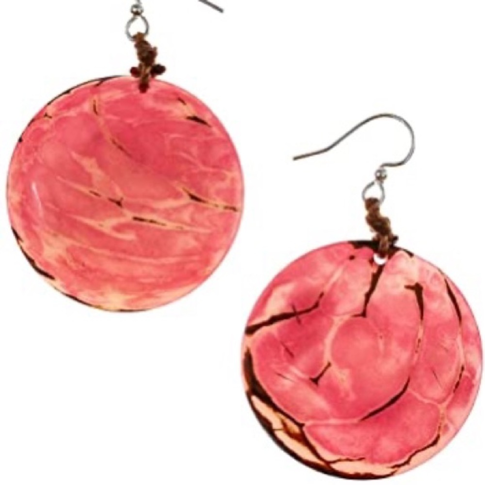 Organic Tagua Jewelry- Panecillo Earrings